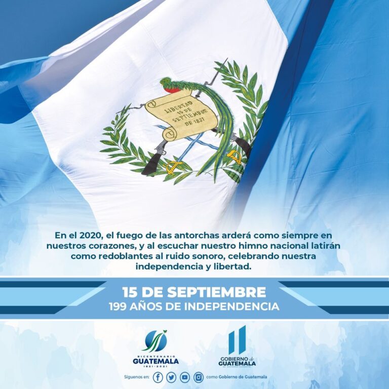 Celebremos ser guatemaltecos En estos 199 años de Independencia.