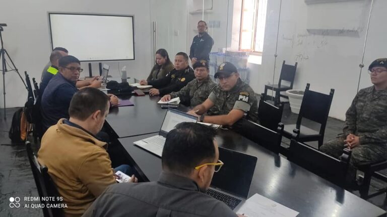Mesa de seguridad para prevención de violencia en Sacatepéquez